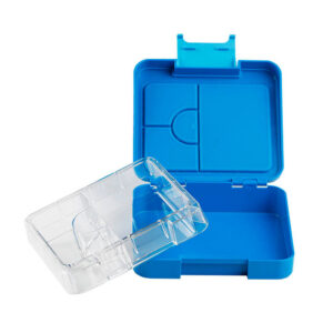 Pote bento 4 divisiones azul