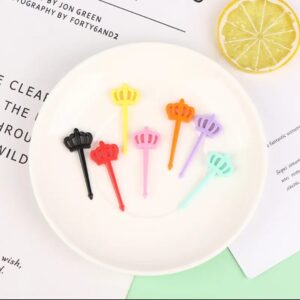 Set palillos corona 👑 vienen 7 piezas