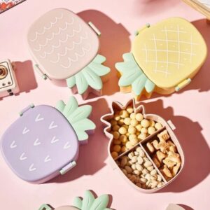 Pote 3 divisiones forma de piña - varios colores