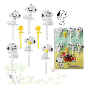 set de mini palillitos snoopy (8 piezas)